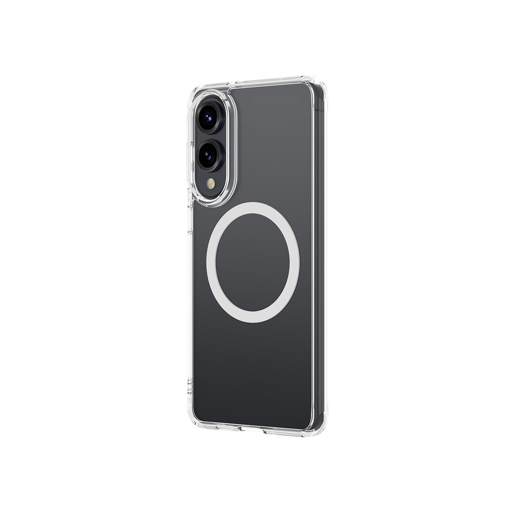 AmazingThing magnetinis dėklas Galaxy S25 Edge – skaidrus
