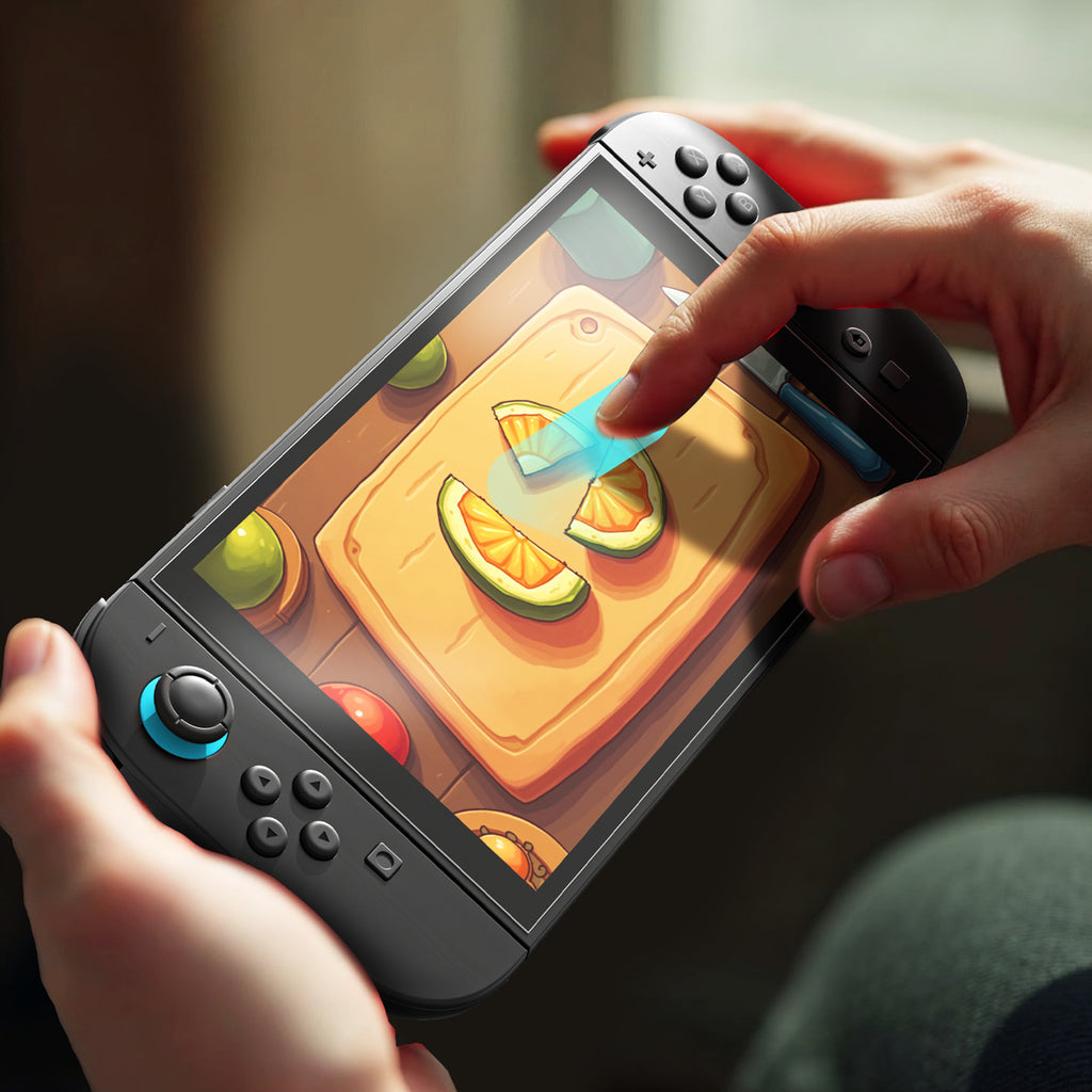 AmazingThing Radix Full Glass Tempered Glass, skirtas Nintendo Switch 2 (2 vnt.) -- Cell phone tempered glass