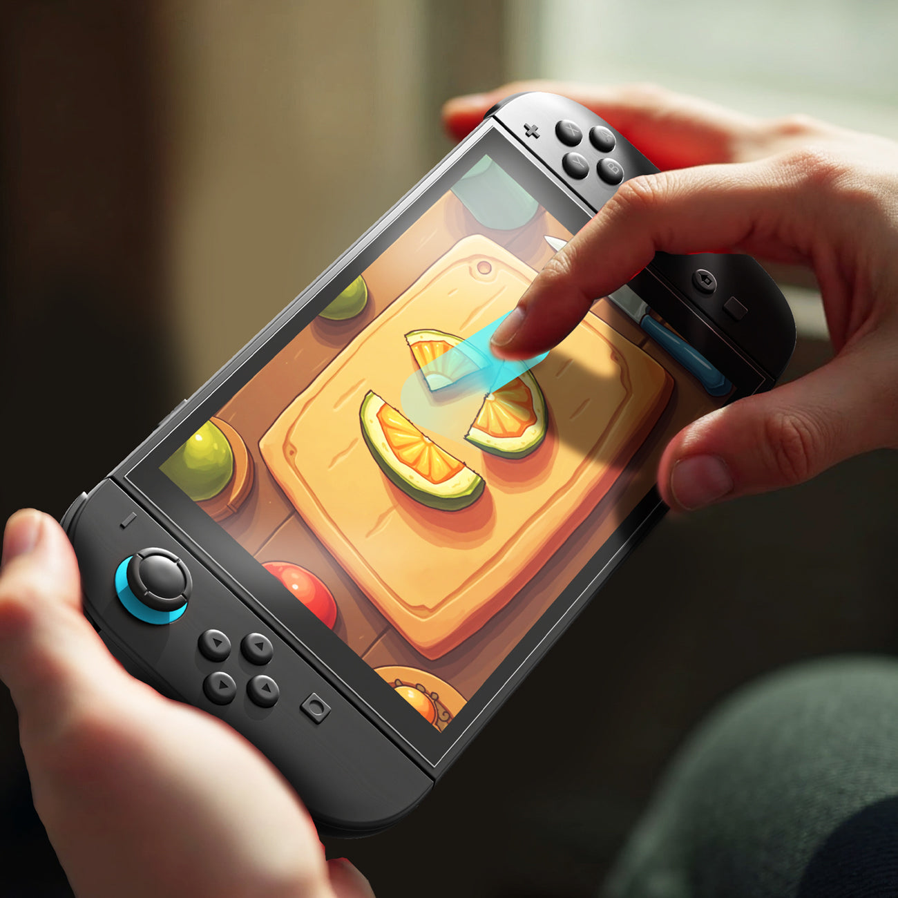 AmazingThing Radix Full Glass Tempered Glass, skirtas Nintendo Switch 2 (2 vnt.) -- Cell phone tempered glass
