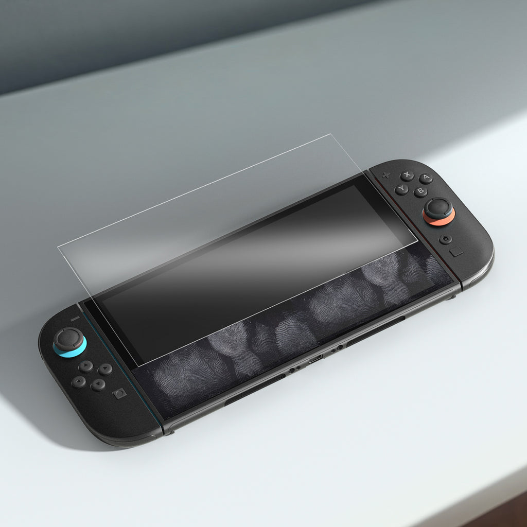 AmazingThing Radix Full Glass Tempered Glass, skirtas Nintendo Switch 2 (2 vnt.) -- Cell phone tempered glass