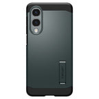 Spigen Tough Armor MagSafe dėklas Galaxy S25 Edge – žalias/juodas