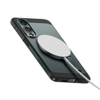 Spigen Tough Armor MagSafe dėklas Galaxy S25 Edge – žalias/juodas