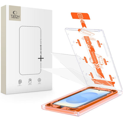 Tech-Protect Quick Set+ grūdintas stiklas Galaxy S25 -- Samsung Galaxy S25