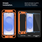 Tech-Protect Quick Set+ grūdintas stiklas Galaxy S25 -- Samsung Galaxy S25