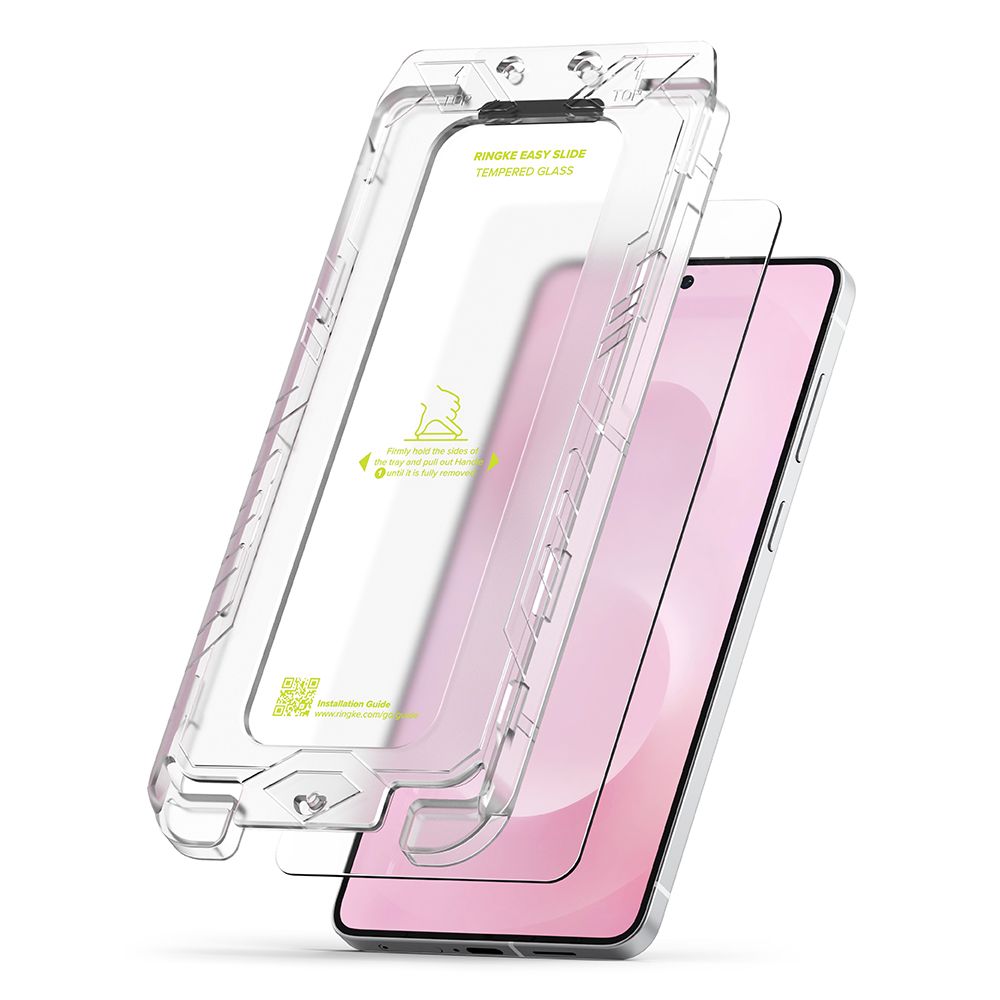 Ringke Easy Slide grūdintas stiklas Galaxy S25 Edge (2 vnt.) -- Samsung Galaxy S25 Edge