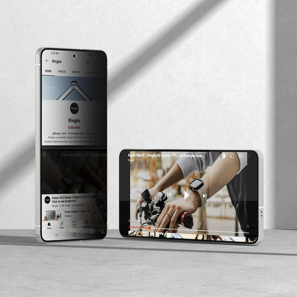 Ringke Easy Slide privatumo stiklas Galaxy S25 Edge (2 vnt.) -- Samsung Galaxy S25 Edge