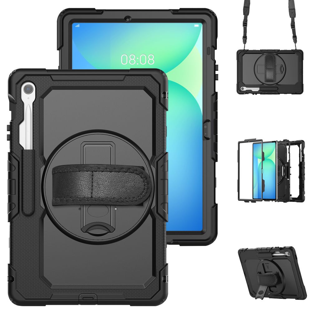 Tech-Protect Solid dėklas Galaxy Tab S10 FE+ – juodas -- Samsung Galaxy Tab S10 FE+