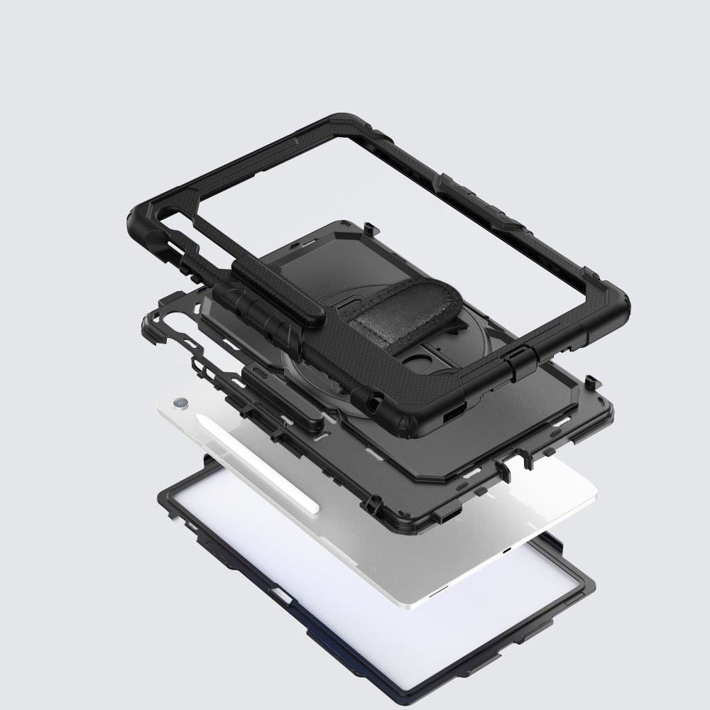 Tech-Protect Solid dėklas Galaxy Tab S10 FE+ – juodas -- Samsung Galaxy Tab S10 FE+