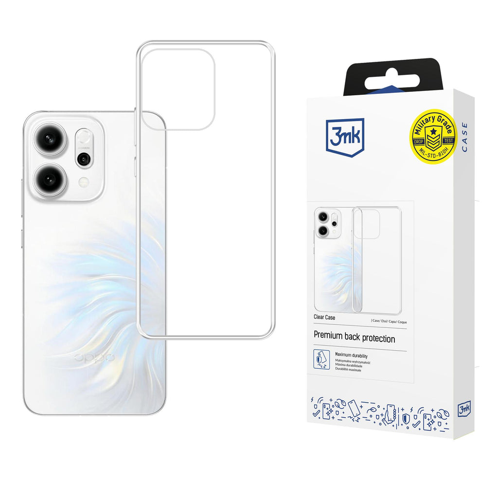 3mk Skaidrus Oppo Reno dėklas 14 - skaidrus -- Cell phone cases and covers