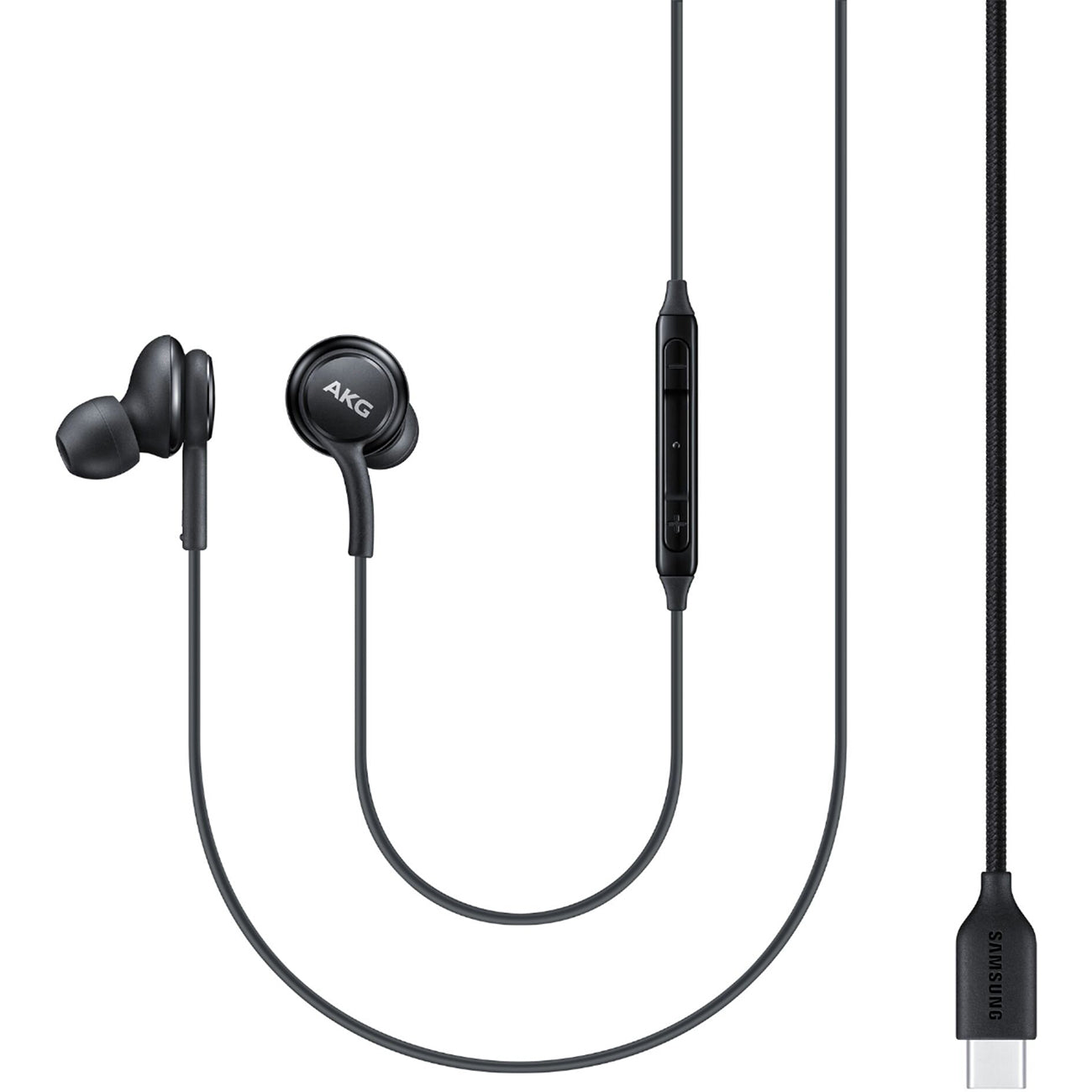 „Samsung EO-IC100BBE“ USB-C stereofoninės „Hi-Fi“ laidinės ausinės (OOB masė – pakaitinė pakuotė) – juoda