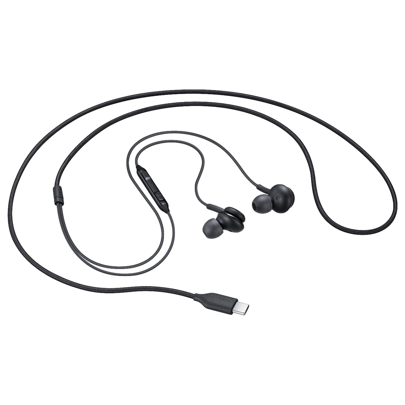 „Samsung EO-IC100BBE“ USB-C stereofoninės „Hi-Fi“ laidinės ausinės (OOB masė – pakaitinė pakuotė) – juoda