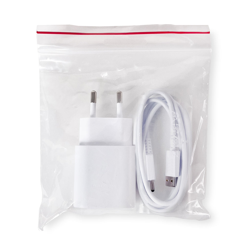 Samsung EP-TA50EWE 8W USB-A sieninis įkroviklis su MicroUSB laidu ECB-DU4AWE (Bulk - pakaitinė pakuotė) - baltas -- Cell...