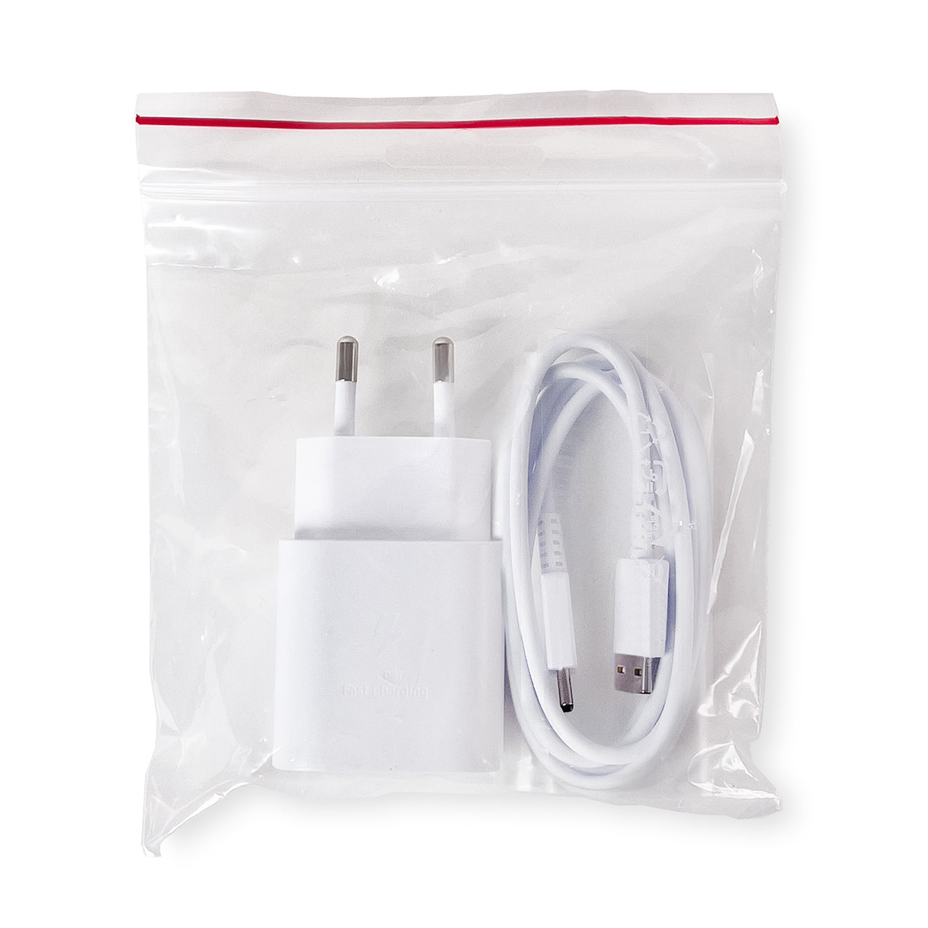 Samsung EP-TA50EWE 8W USB-A sieninis įkroviklis su MicroUSB laidu ECB-DU4AWE (Bulk - pakaitinė pakuotė) - baltas -- Cell...