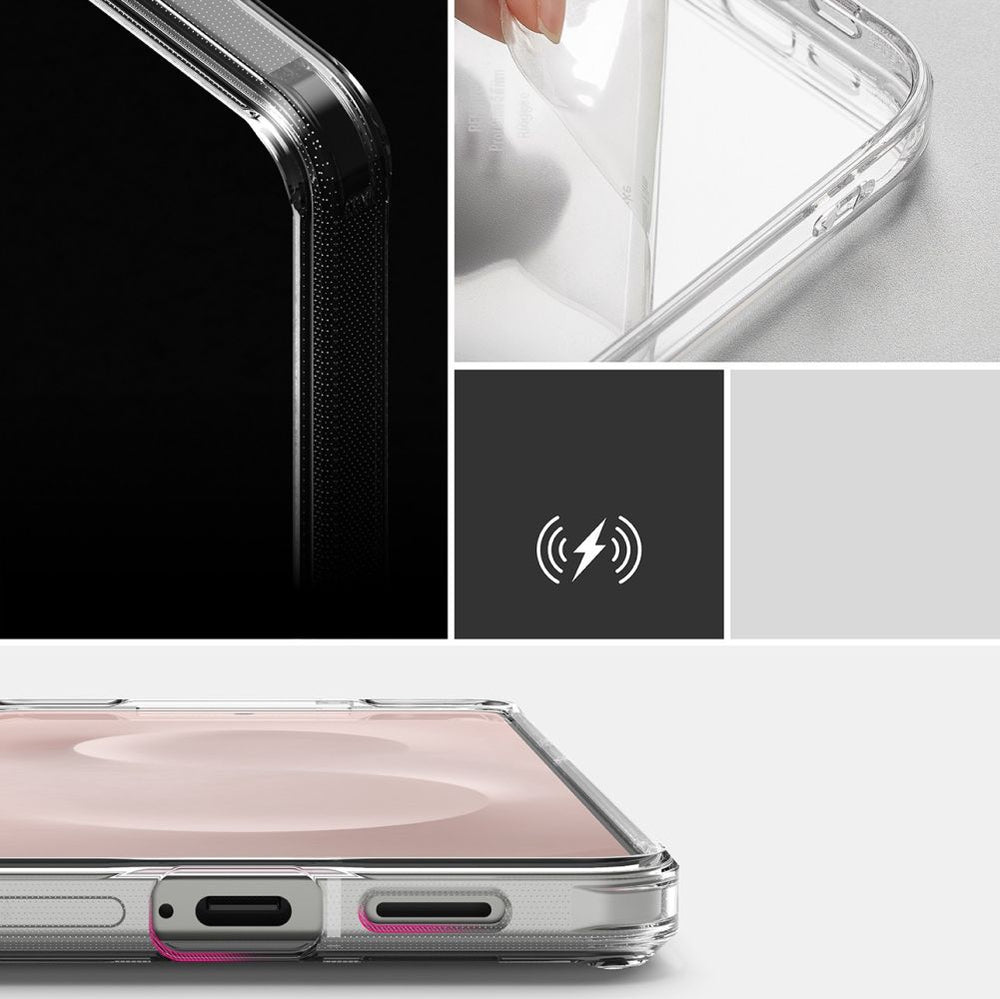 Ringke Fusion dėklas Samsung Galaxy S25 Edge – skaidrus -- Samsung Galaxy S25 Edge