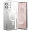 Ringke Fusion Magnetic MagSafe dėklas Samsung Galaxy S25 Edge – skaidrus -- Samsung Galaxy S25 Edge