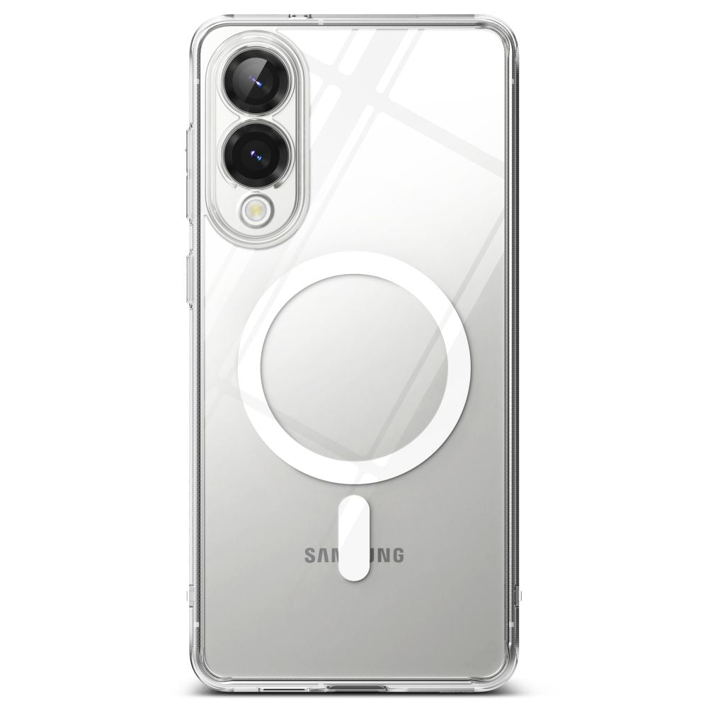 Ringke Fusion Magnetic MagSafe dėklas Samsung Galaxy S25 Edge – skaidrus -- Samsung Galaxy S25 Edge