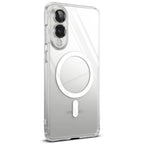 Ringke Fusion Magnetic MagSafe dėklas Samsung Galaxy S25 Edge – skaidrus -- Samsung Galaxy S25 Edge