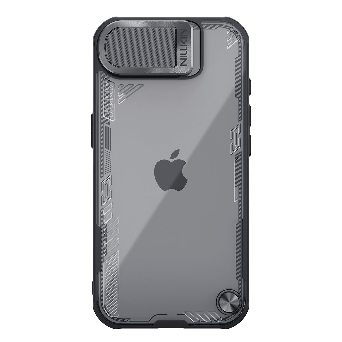 Nillkin Iceblade dėklas iPhone 16e su stovu – juodas