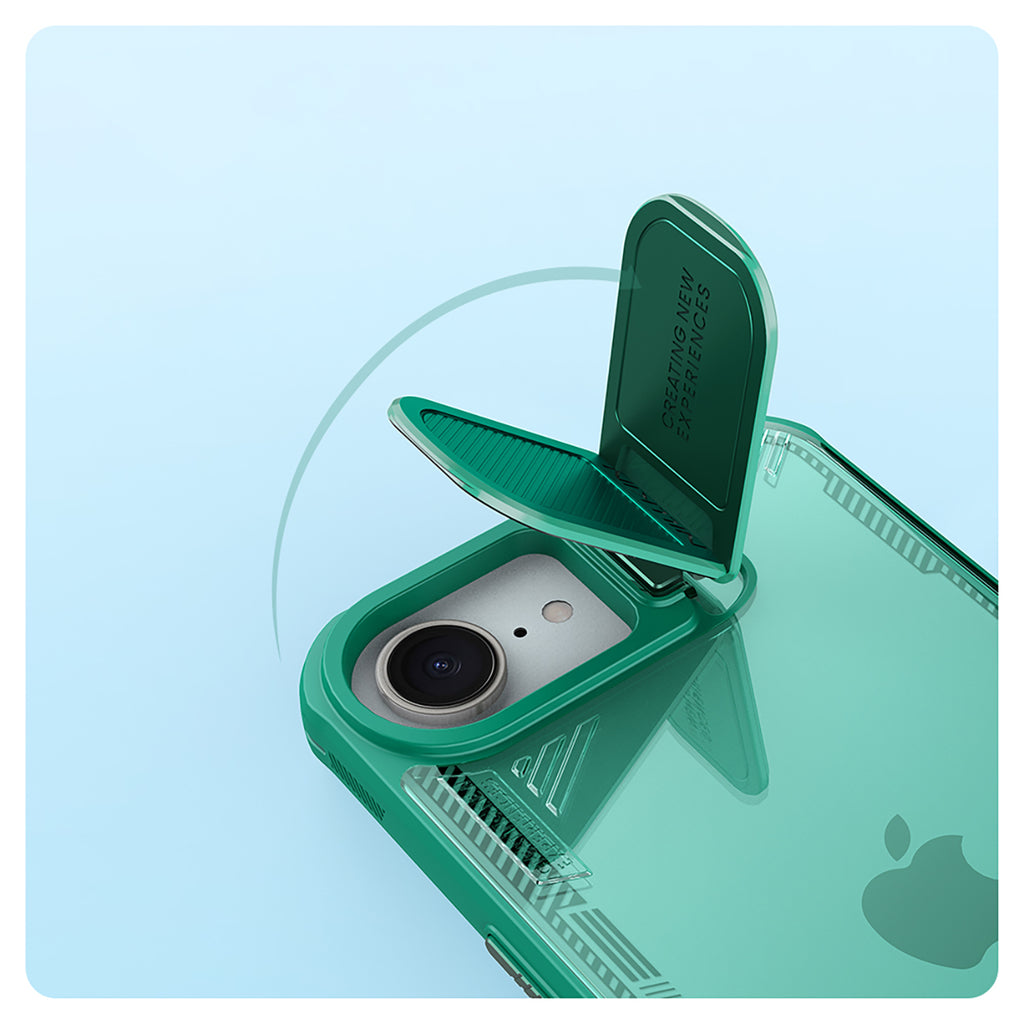 Nillkin Iceblade Prop dėklas iPhone 16e – žalias