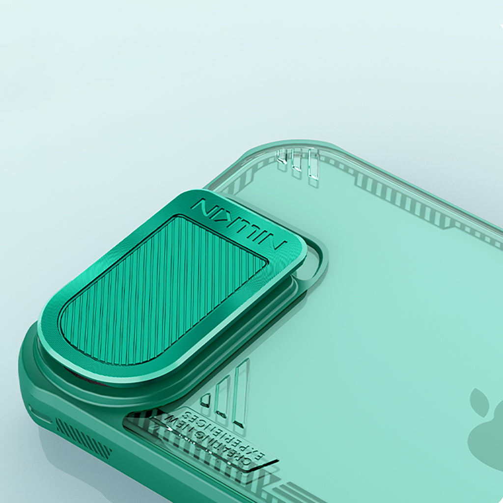 Nillkin Iceblade Prop dėklas iPhone 16e – žalias