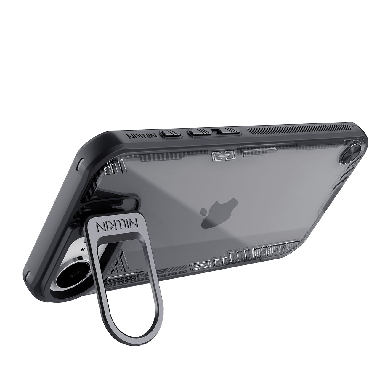 Nillkin Iceblade Prop dėklas iPhone 16e – juodas