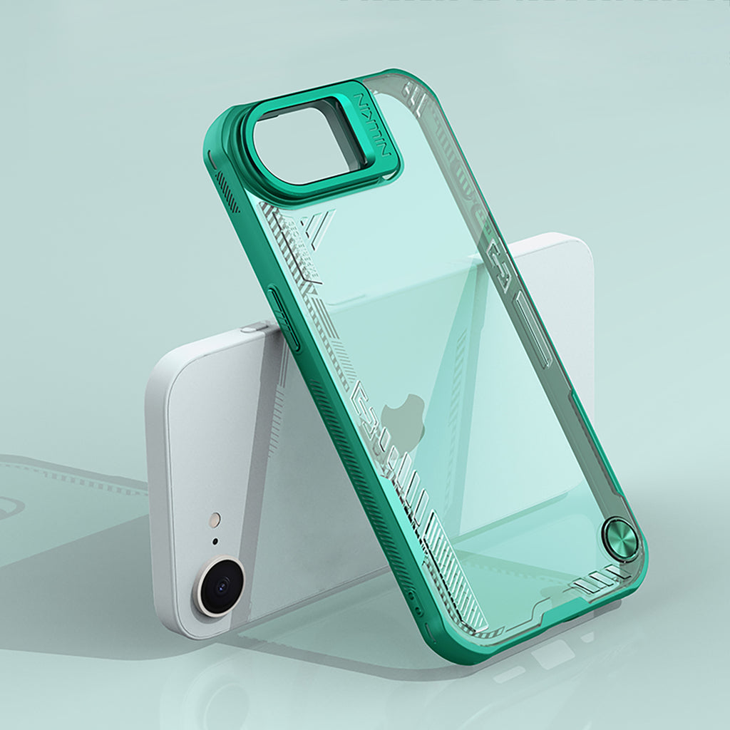 Nillkin Iceblade Prop dėklas iPhone 16e – žalias