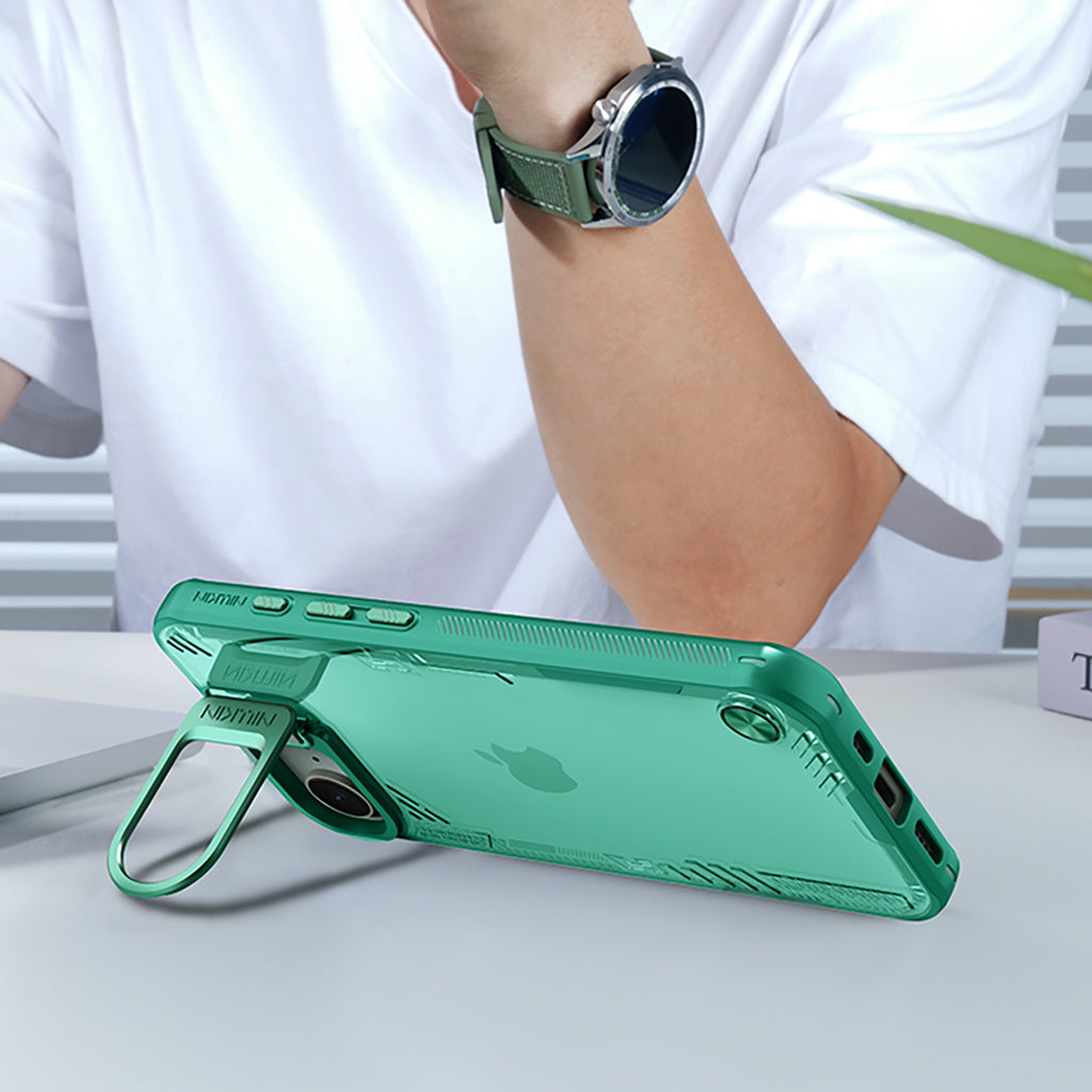 Nillkin Iceblade Prop dėklas iPhone 16e – žalias