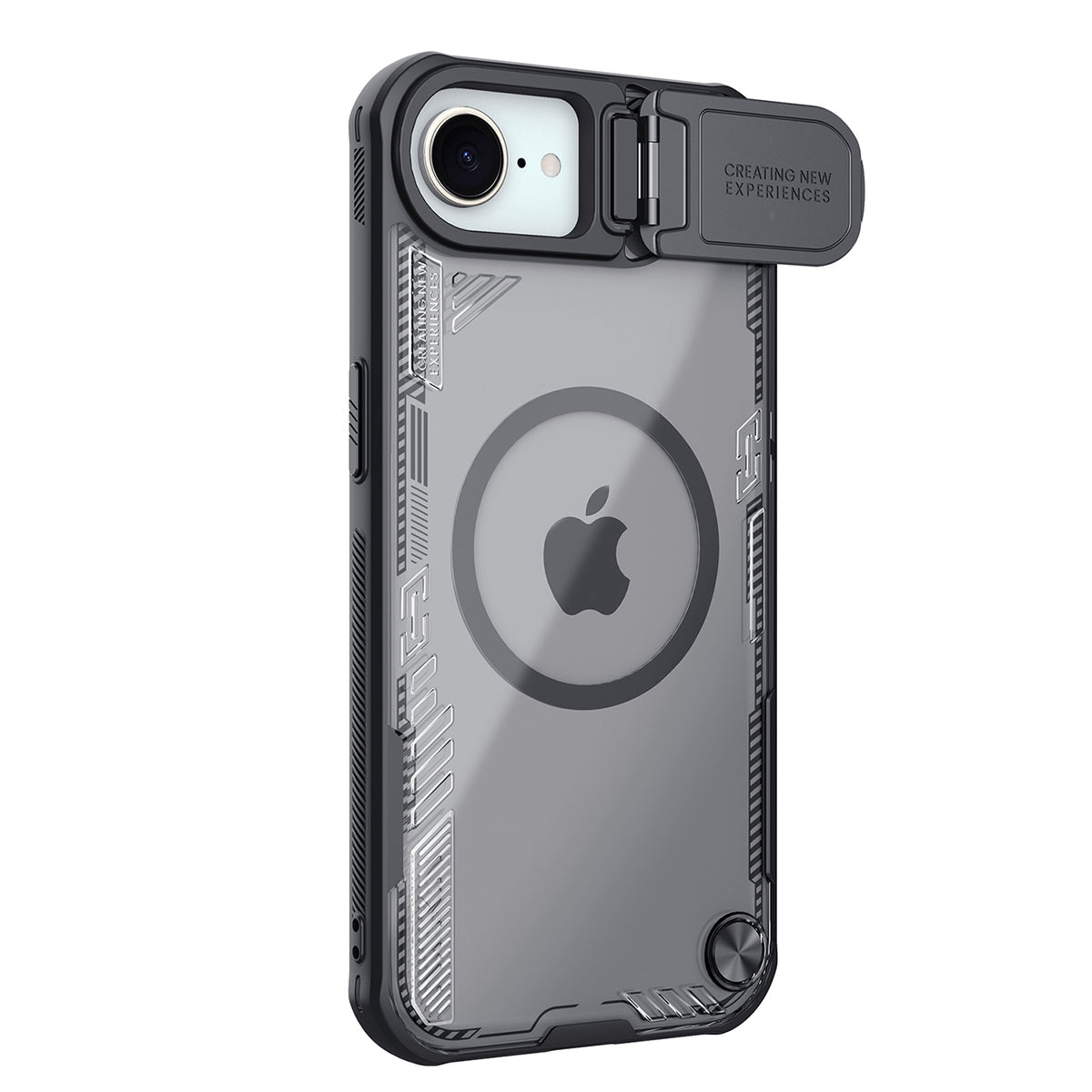 Nillkin Iceblade MagSafe dėklas iPhone 16e – juodas