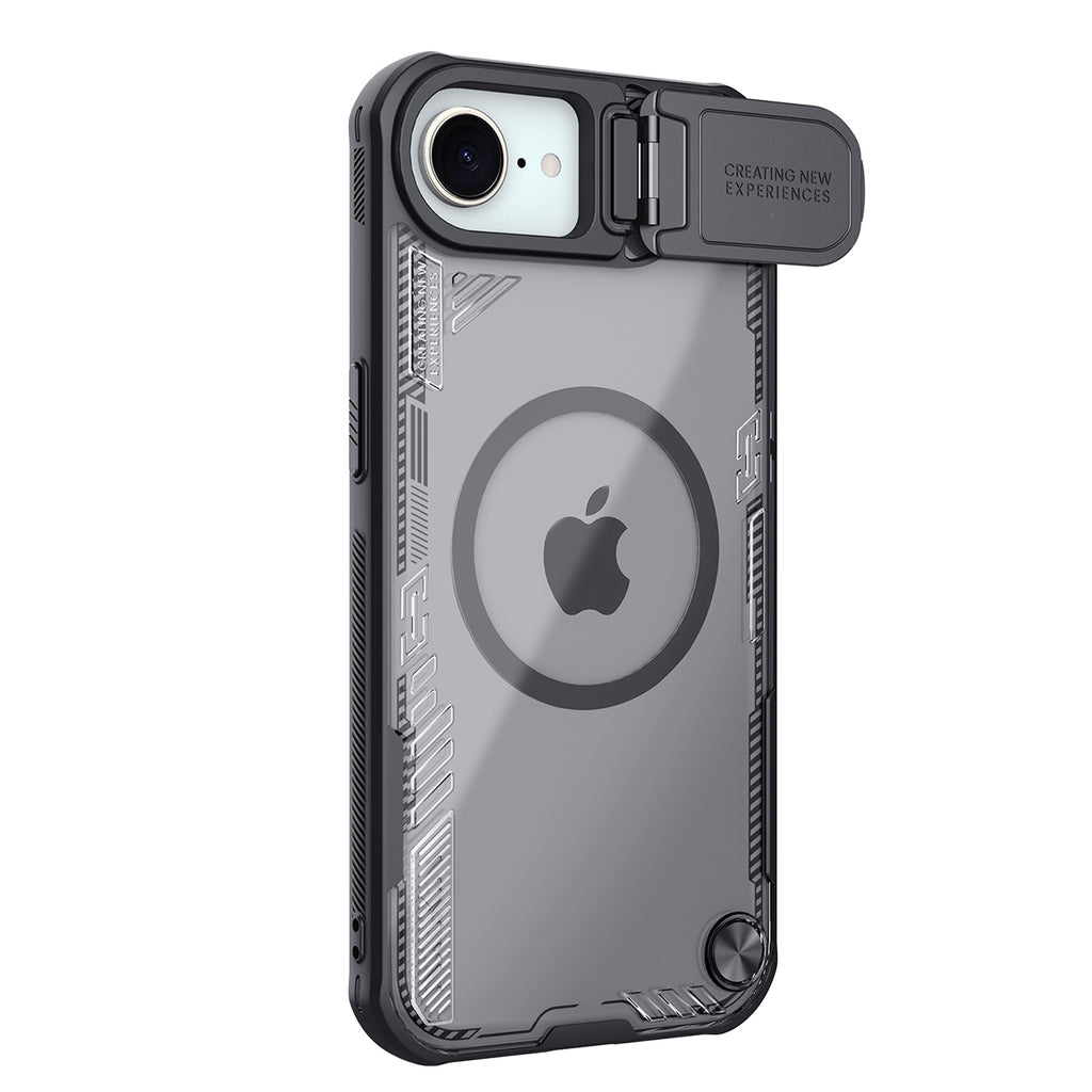 Nillkin Iceblade MagSafe dėklas iPhone 16e – juodas