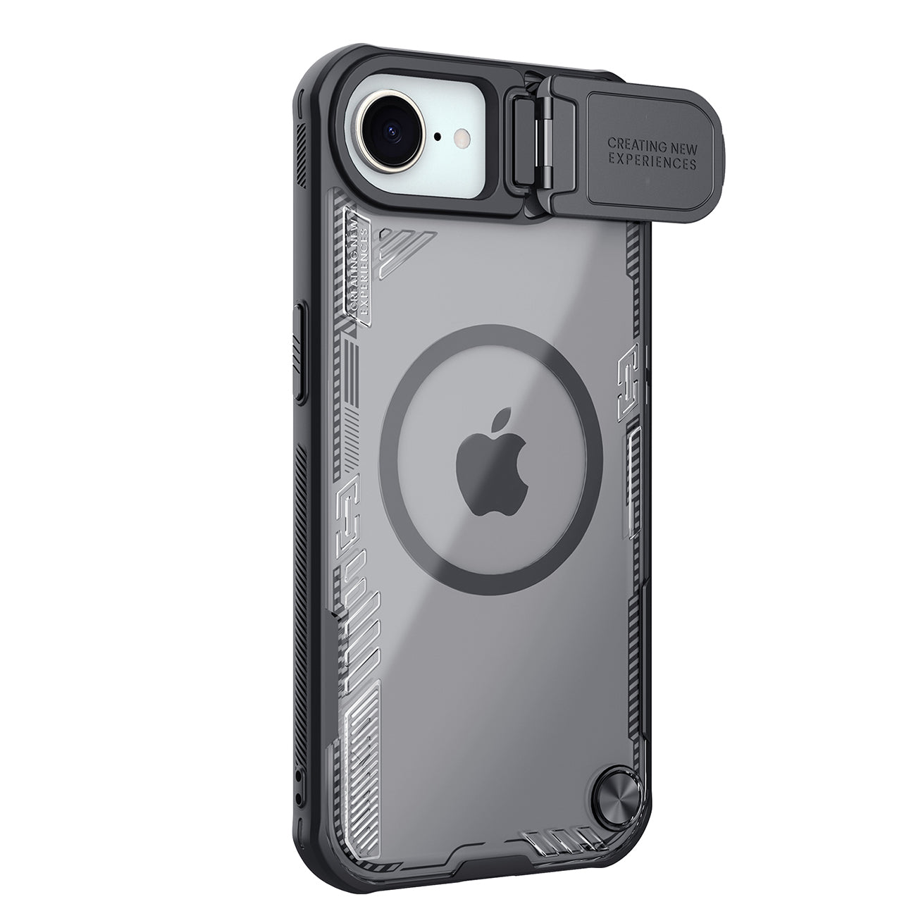 Nillkin Iceblade MagSafe dėklas iPhone 16e – juodas
