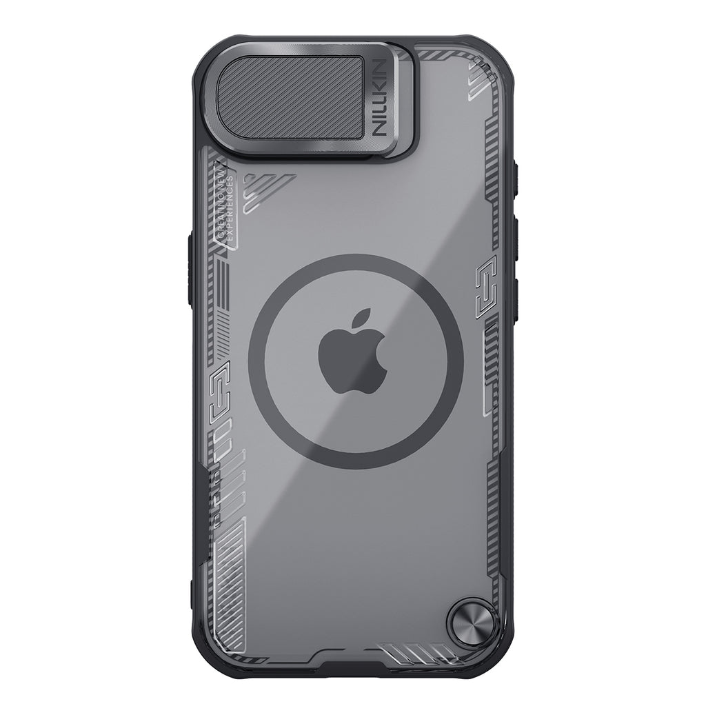 Nillkin Iceblade MagSafe dėklas iPhone 16e – juodas