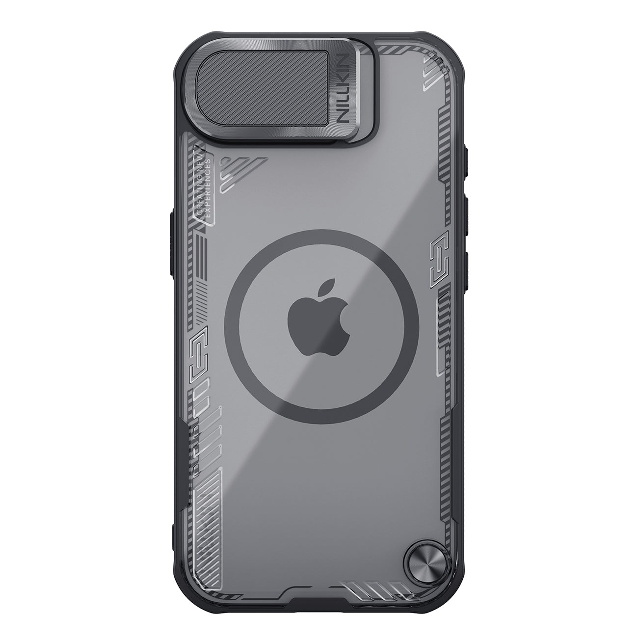 Nillkin Iceblade MagSafe dėklas iPhone 16e – juodas