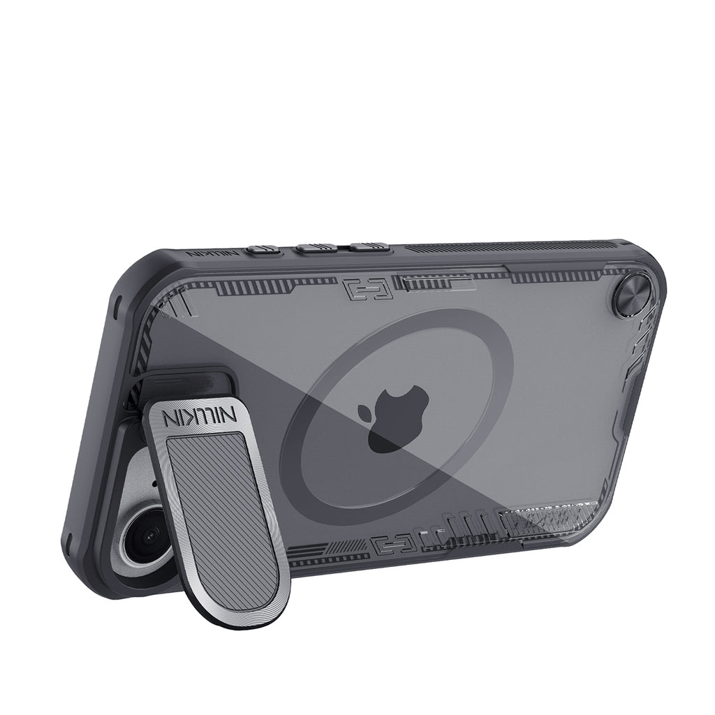 Nillkin Iceblade MagSafe dėklas iPhone 16e – juodas