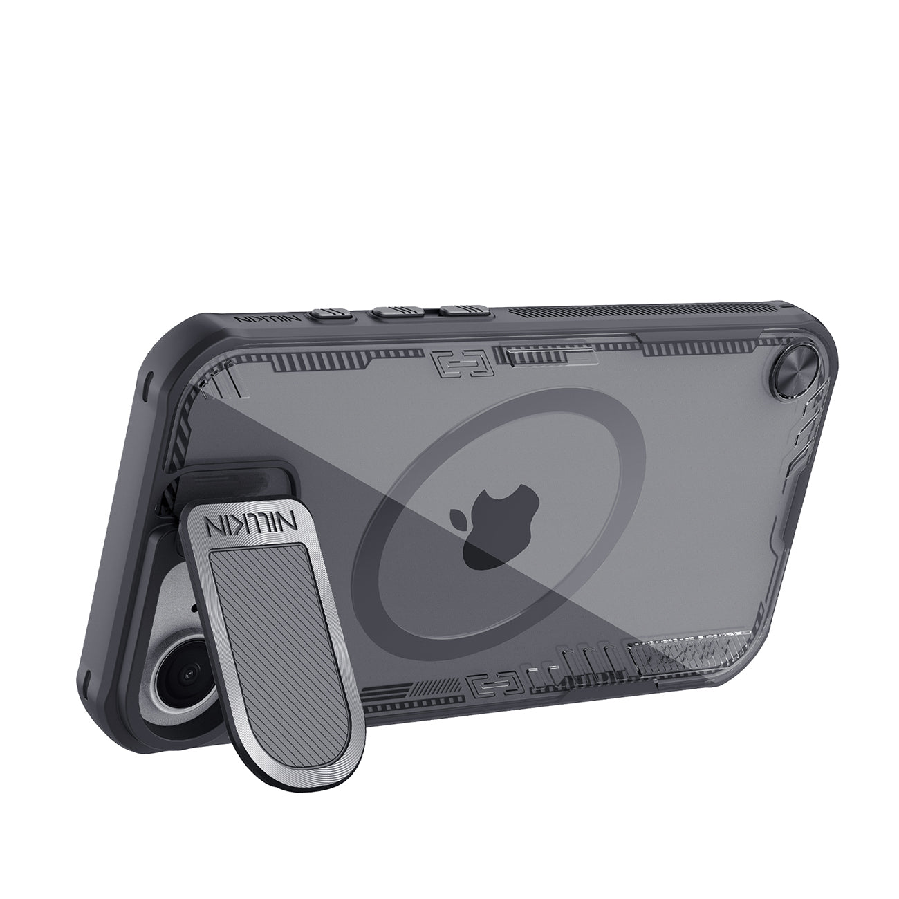 Nillkin Iceblade MagSafe dėklas iPhone 16e – juodas