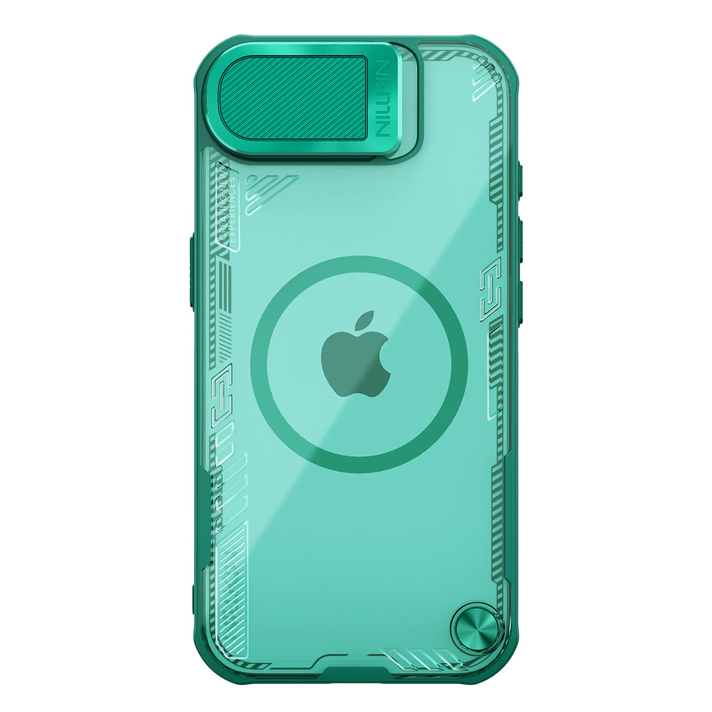 Nillkin Iceblade Prop MagSafe dėklas iPhone 16e – žalias