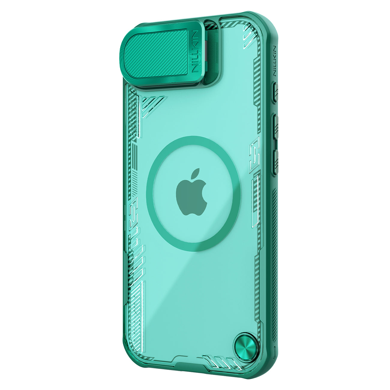 Nillkin Iceblade Prop MagSafe dėklas iPhone 16e – žalias