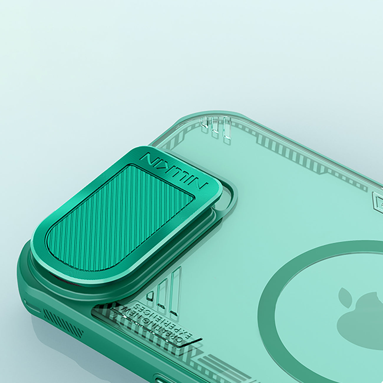 Nillkin Iceblade Prop MagSafe dėklas iPhone 16e – žalias