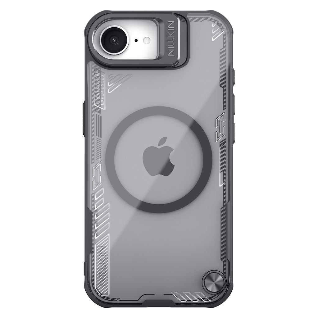 Nillkin Iceblade MagSafe dėklas iPhone 16e – juodas