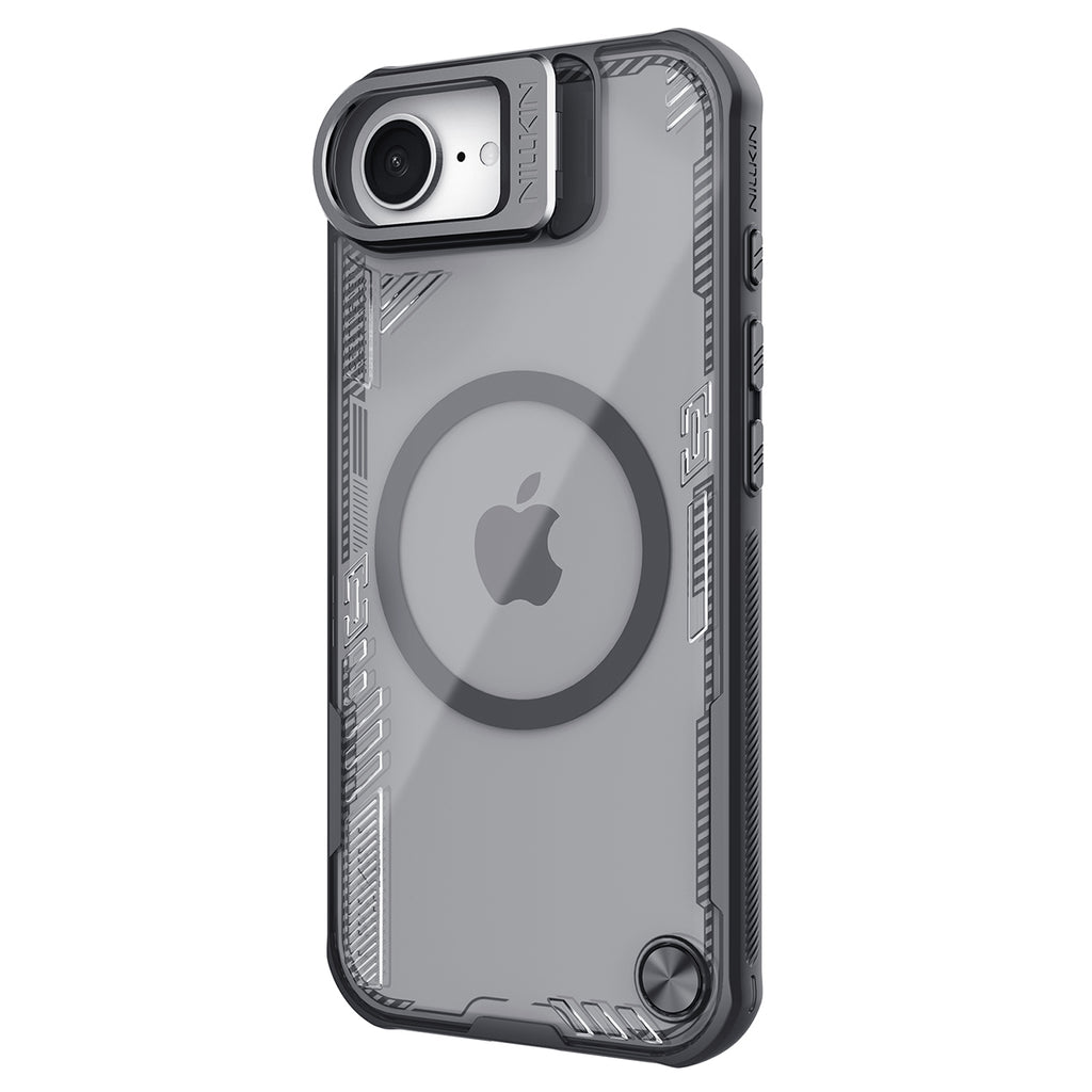 Nillkin Iceblade MagSafe dėklas iPhone 16e – juodas