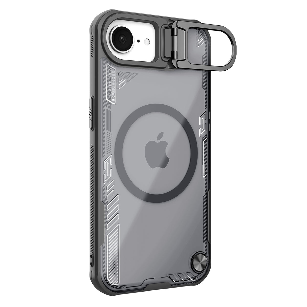 Nillkin Iceblade MagSafe dėklas iPhone 16e – juodas