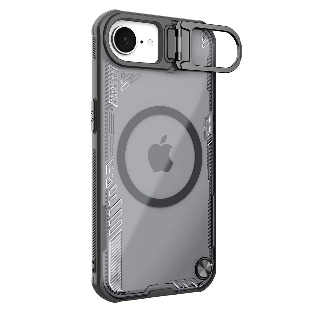 Nillkin Iceblade MagSafe dėklas iPhone 16e – juodas