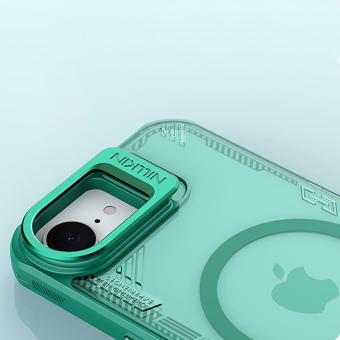 Nillkin Iceblade MagSafe dėklas iPhone 16e – žalias