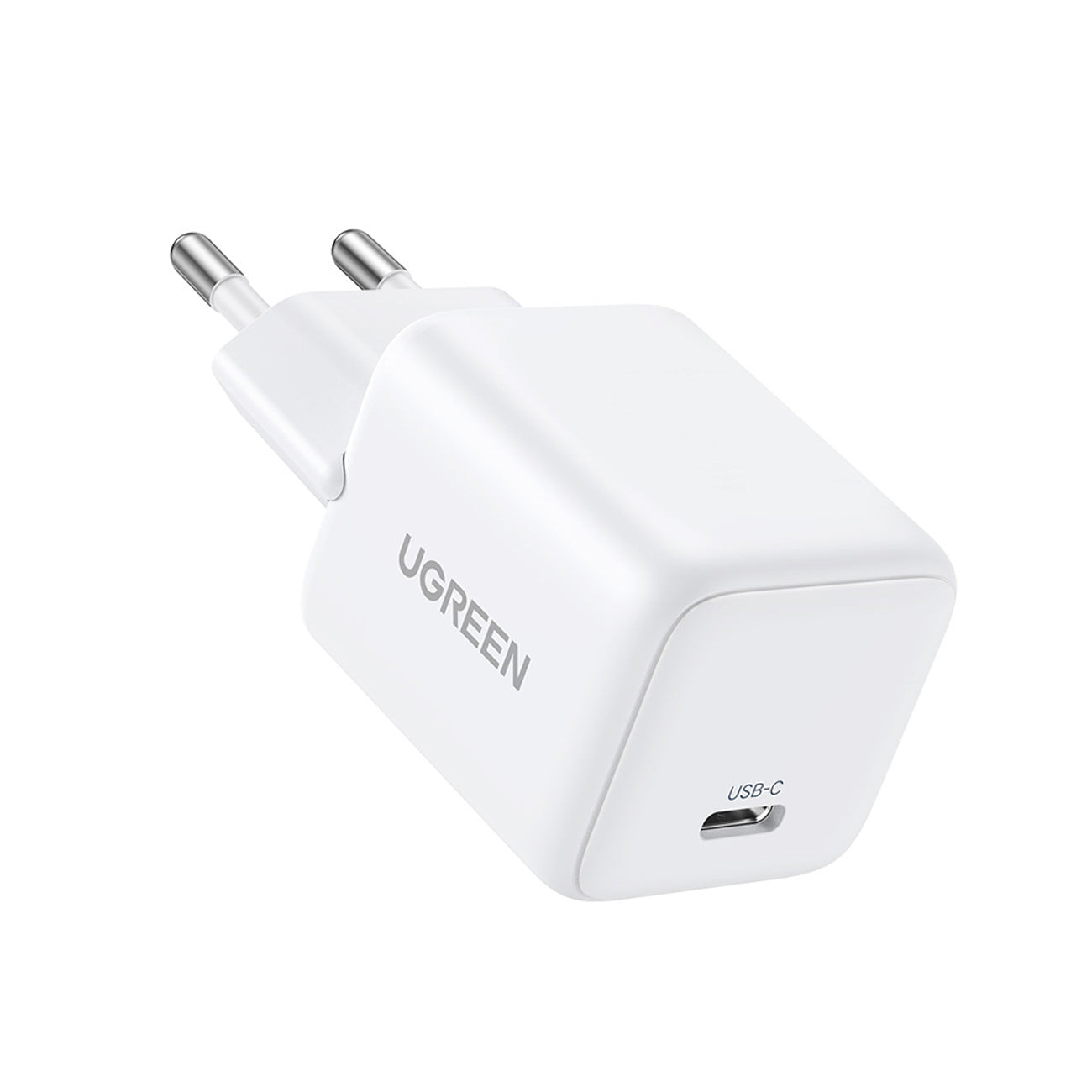 Ugreen Nexode N Series X512 20W GaN 1x USB-C sieninis įkroviklis - baltas -- Cell phone chargers