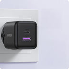 Ugreen Nexode N Series X516 30W GaN Sieninis įkroviklis 1x USB-A 1x USB-C - Pilka -- Cell phone chargers
