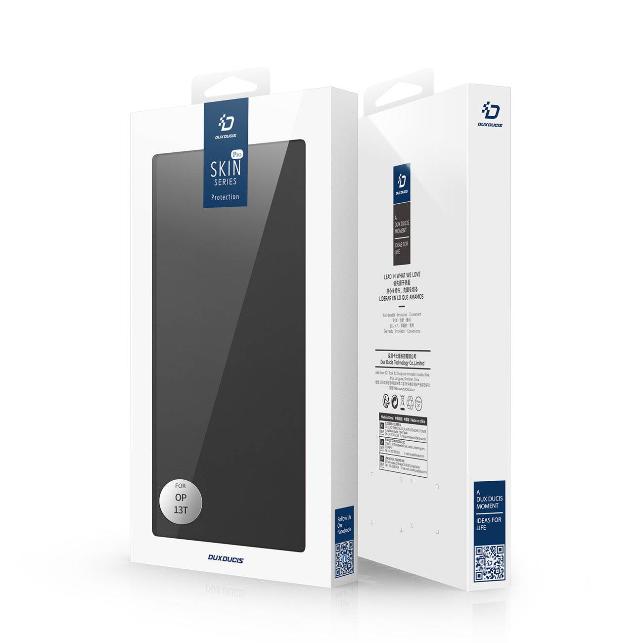 Dux Ducis Skin Pro atverčiamas dėklas OnePlus 13T – mėlynas -- OnePlus 13T