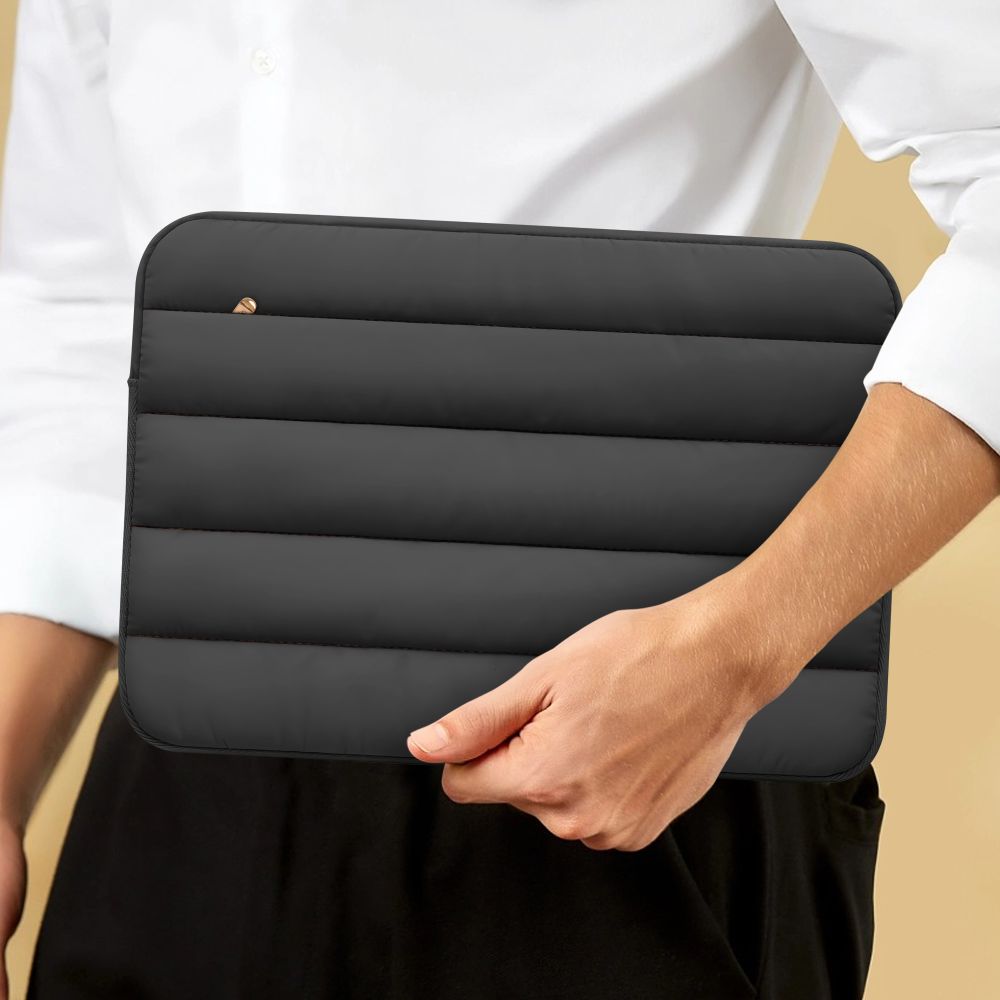 Tech-Protett Fluffy nešiojamojo kompiuterio krepšys 13-14 - Juodas -- Laptop Bags