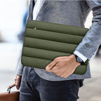 Tech-Protett Fluffy nešiojamojo kompiuterio krepšys 13-14 - Žalias -- Laptop Bags