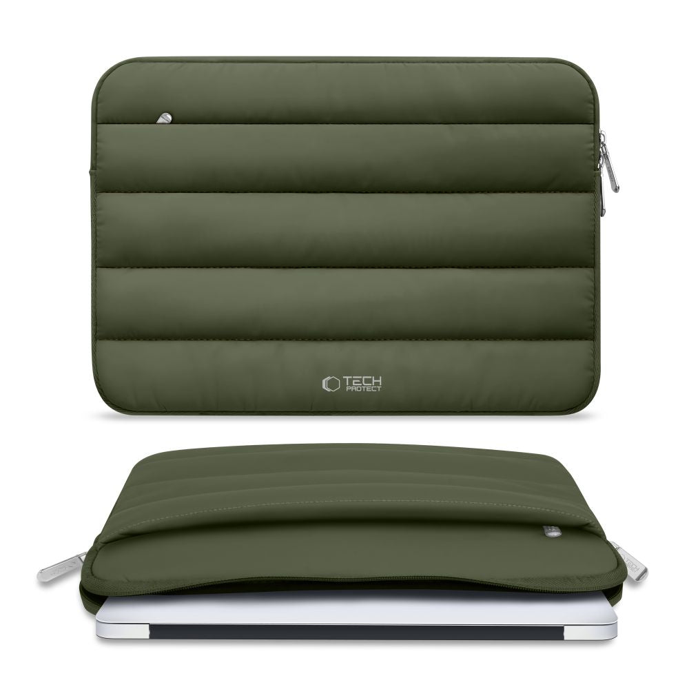 Tech-Protett Fluffy nešiojamojo kompiuterio krepšys 15-16 - Žalias -- Laptop Bags