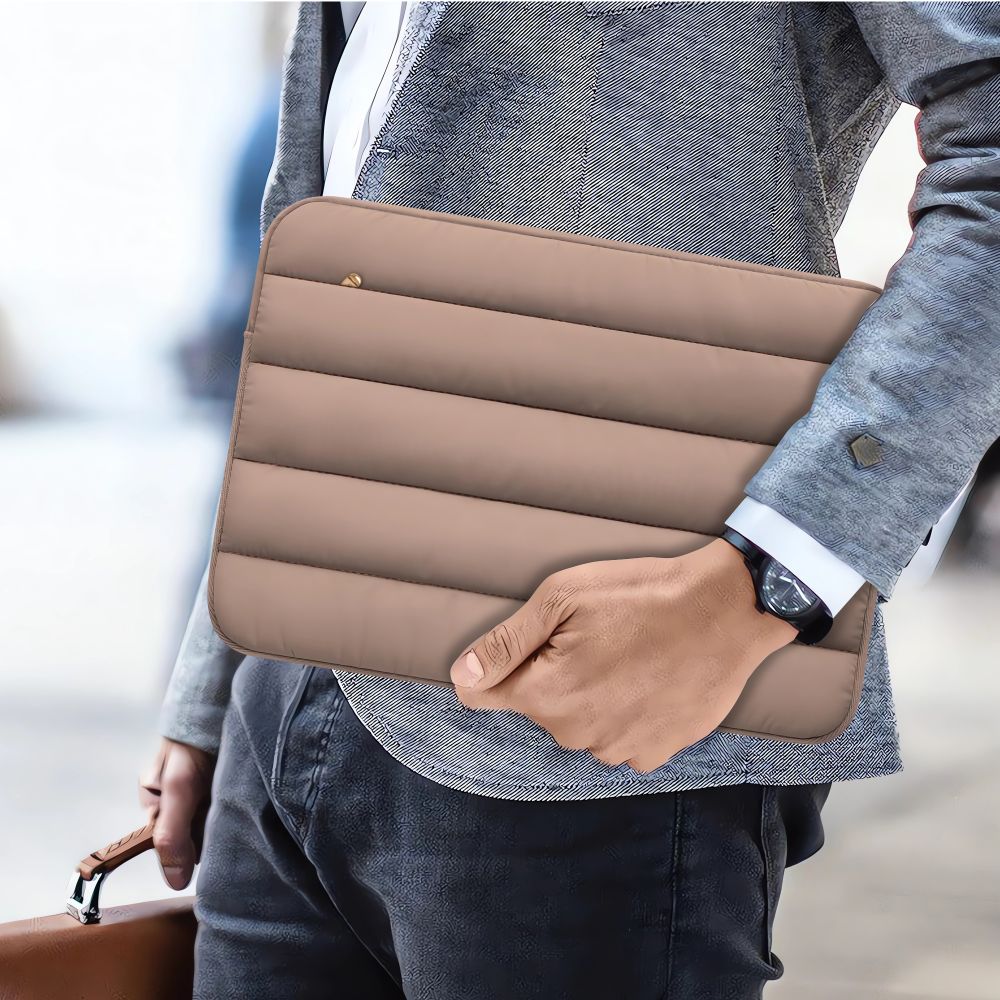 Tech-Protett Fluffy Nešiojamojo Kompiuterio Krepšys 13-14 - Rudas -- Laptop Bags