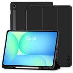 TechProtect SmartCase Pen dėklas Samsung Galaxy Tab S10 FE+ – juodas -- Samsung Galaxy Tab S10 FE+